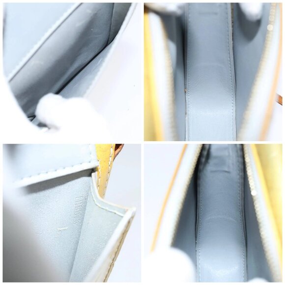 LOUIS VUITTON Monogram Vernis Motto Accessory Pouch Gris LV Auth - Picture 16 of 16